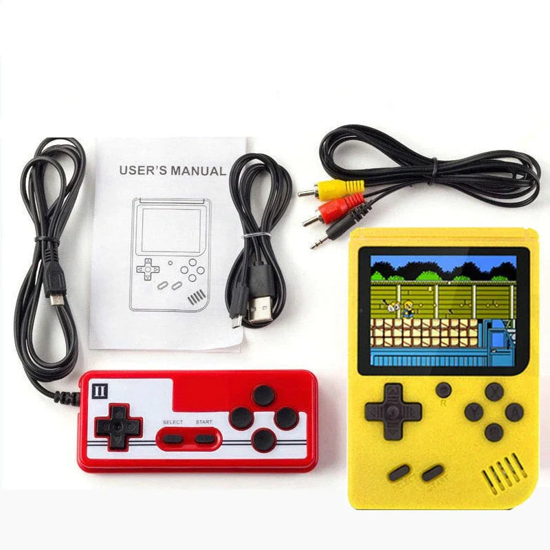 Handheld-Spielkonsole mit 400 klassischen Arcade-Spielen und 7 Stunden Akkulaufzeit für Kinder & Erwachsene | Thomler