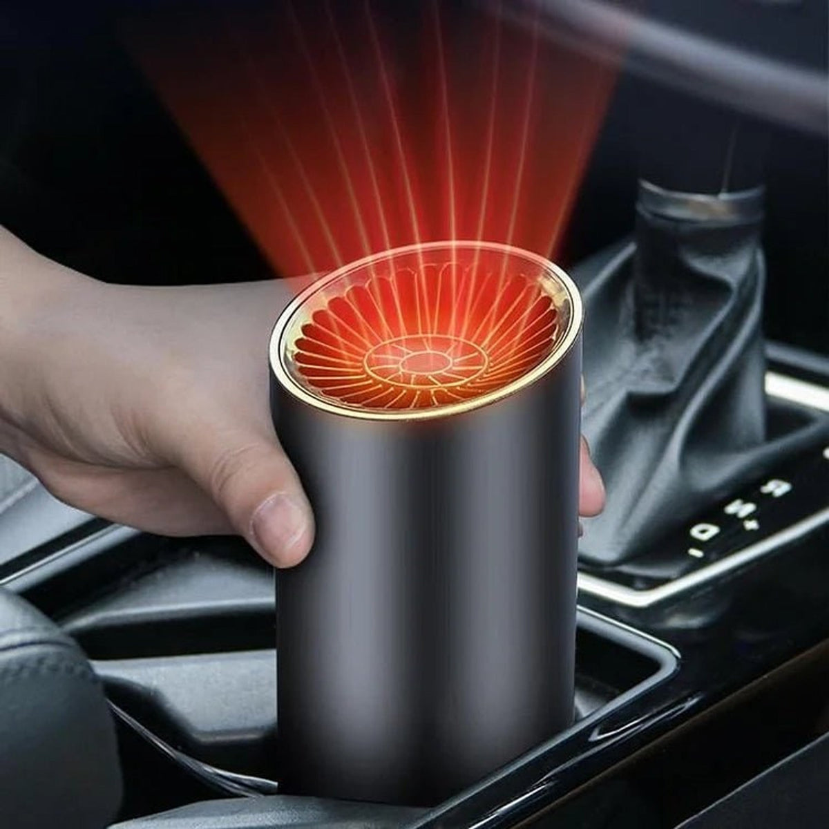 Fast Heating Cup Shape Warm Plug And Use 360 Degree Rotatable Car Air Blower