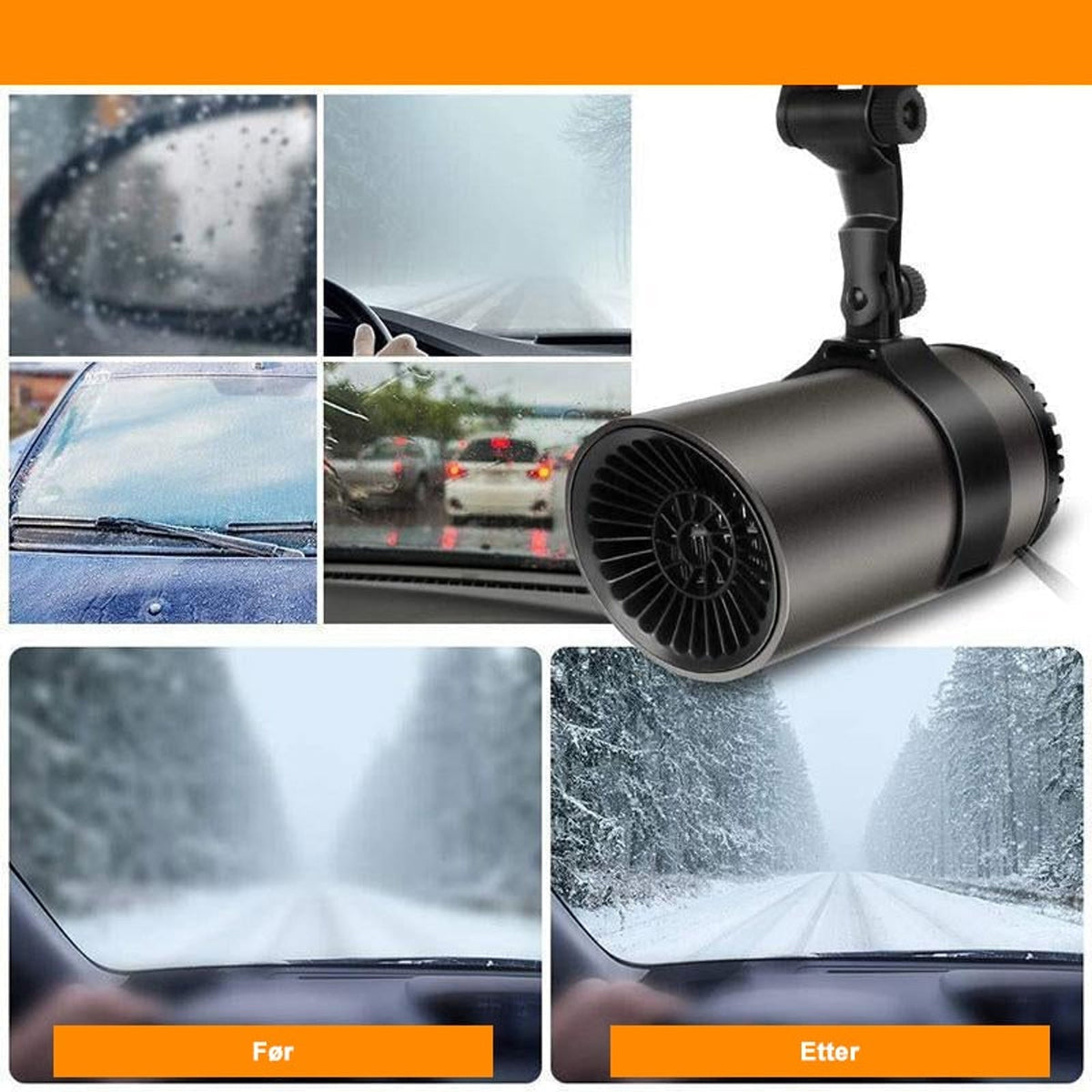 Calefactor de coche Rask Oppvarming