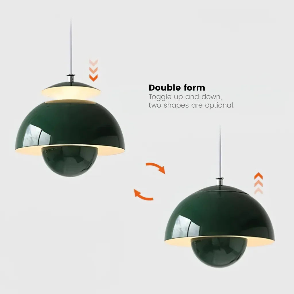 Globe Plafondlamp 10 Inch Metalen Hanglamp voor Keukeneiland Eetkamer Moderne Industriële Hangende Bol Kroonluchter Verstelbaar Snoer | Thomler