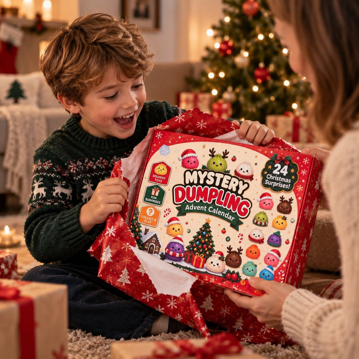 Kerstadventskalender voor kinderen