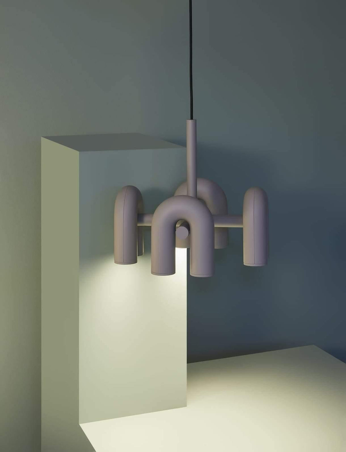 Contemporary Adjustable Multi-Head Ceiling Light Fixture with Rotating Arms for Dining Room Bedroom Living Space 40-Inch Modular Suspended L | Thomler