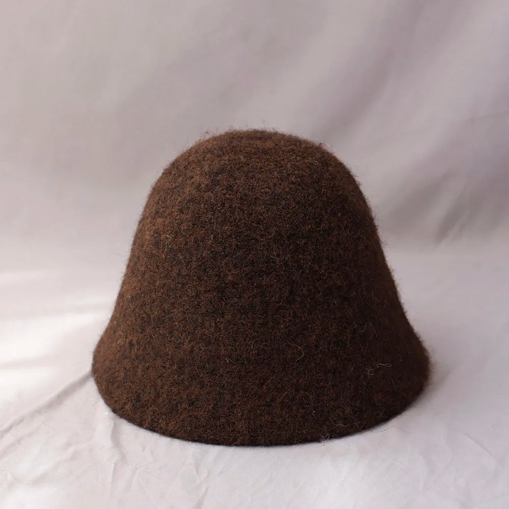 Soft Wool Winter Hat for Women – Foldable, Classic Fisherman Design for Cold Weather