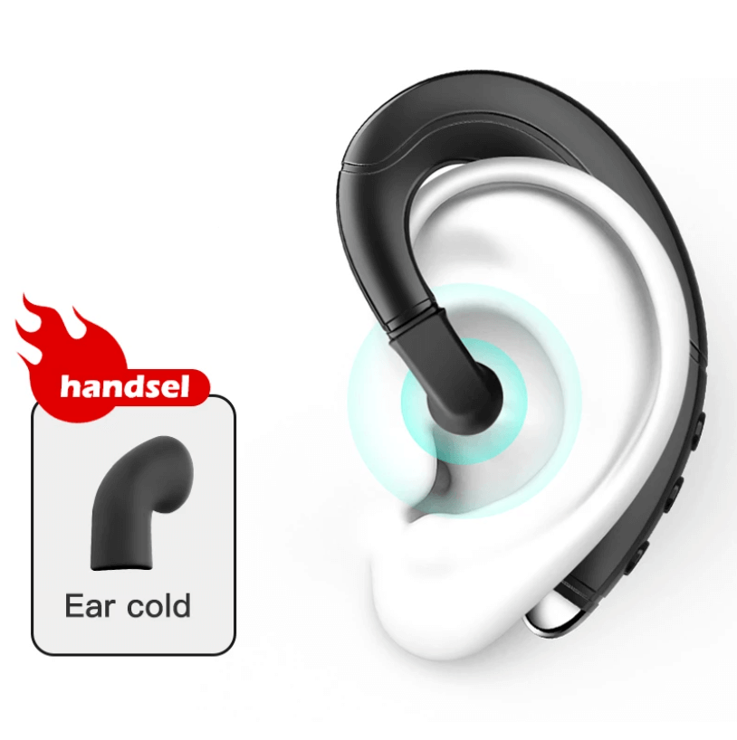 Auriculares inalámbricos de conducción ósea: audífonos Bluetooth de oído abierto para correr, ciclismo y deportes: audio resistente al sudor con percepción del entorno