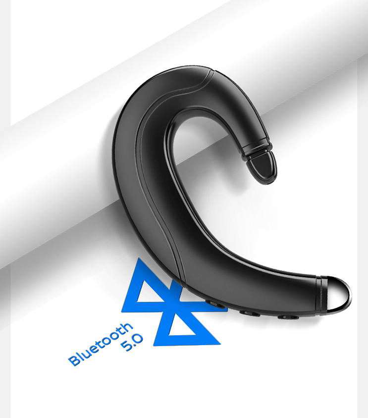 Auriculares inalámbricos de conducción ósea: audífonos Bluetooth de oído abierto para correr, ciclismo y deportes: audio resistente al sudor con percepción del entorno