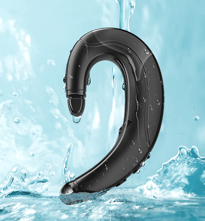 Auriculares inalámbricos de conducción ósea: audífonos Bluetooth de oído abierto para correr, ciclismo y deportes: audio resistente al sudor con percepción del entorno