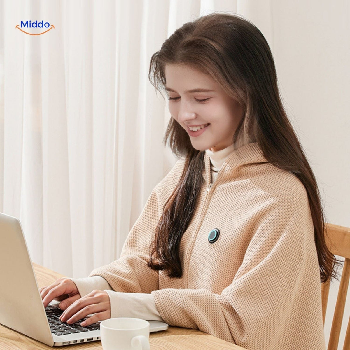USB Powered Graphene Heated Throw Blanket with 3 Temperature Settings for Indoor & Outdoor Use