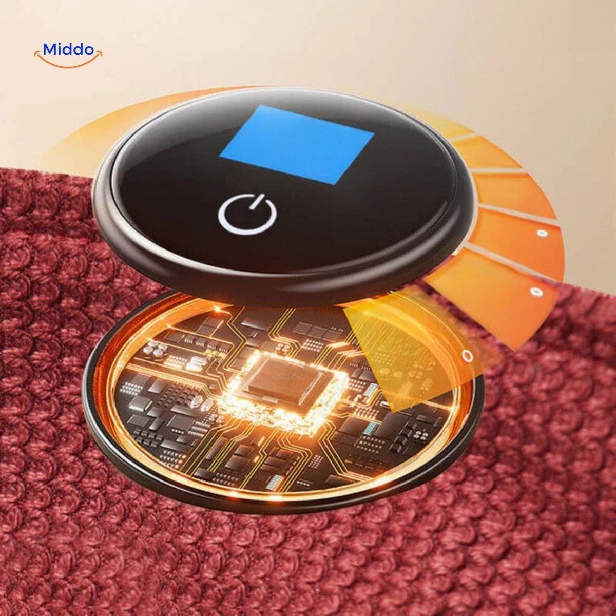 USB Powered Graphene Heated Throw Blanket with 3 Temperature Settings for Indoor & Outdoor Use