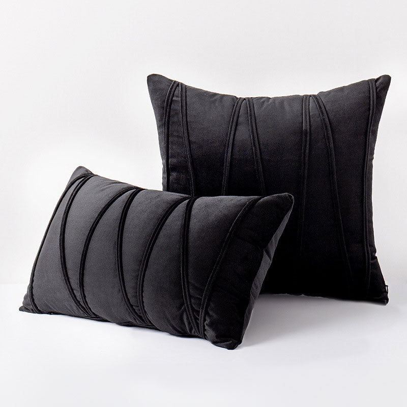 Samt-Kissenbezug, 45x45 cm, quadratisch, rosa, dekorative Kissenhülle für Couch, Schlafzimmer, Wohnzimmer, Stuhl, weich, mit Reißverschluss, Polyester-Kissenbezug 17 | Thomler