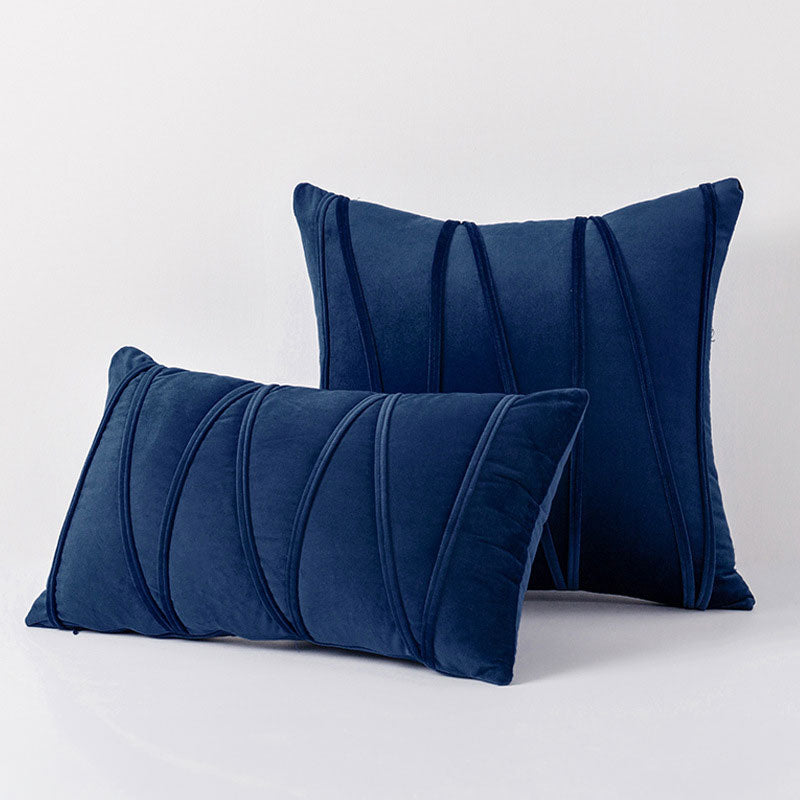 Samt-Kissenbezug, 45x45 cm, quadratisch, rosa, dekorative Kissenhülle für Couch, Schlafzimmer, Wohnzimmer, Stuhl, weich, mit Reißverschluss, Polyester-Kissenbezug 17 | Thomler