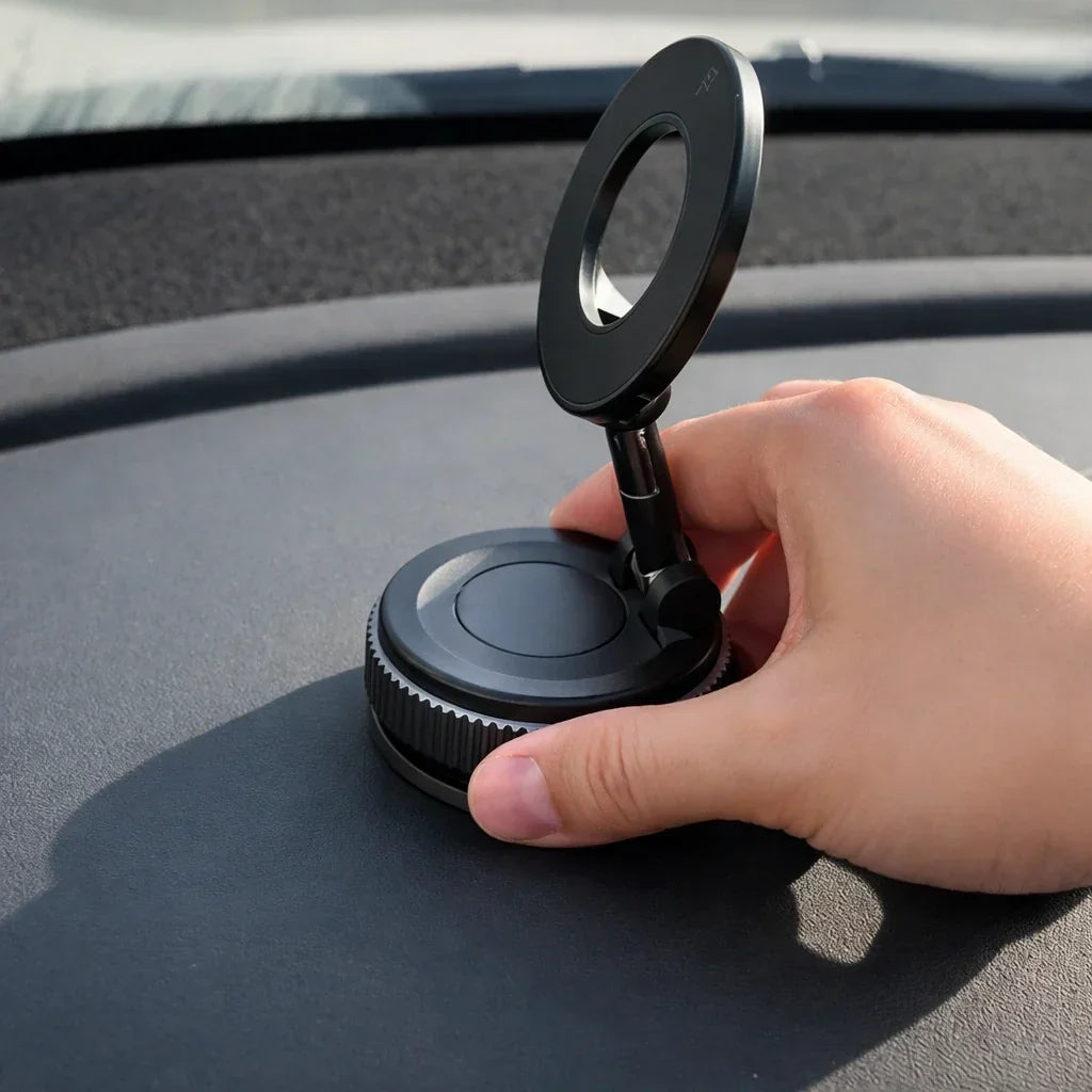 Kfz-Handyhalterung für Armaturenbrett und Windschutzscheibe mit starkem Saugnapf & 360°-Gelenk für iPhone, Android, GPS