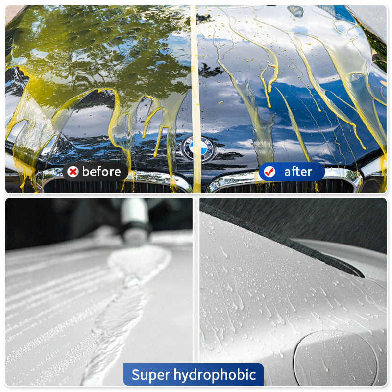 Nano Ceramic Auto Detailing Spray for Paint Protection & Shine – Hydrophobic Waterless Car Polish with UV Shield & Dust Repellent for Sedans | Thomler