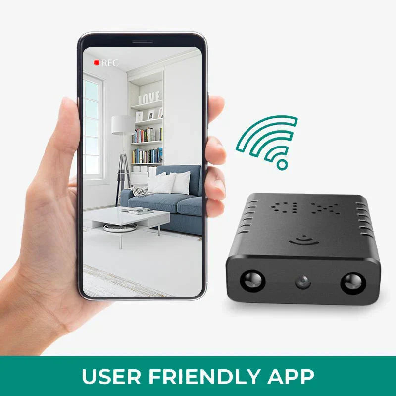 Wireless Security Camera 1080P Full HD Indoor Monitoring System with Infrared Night Vision Motion Alerts Audio Recording Remote Viewing for | Thomler