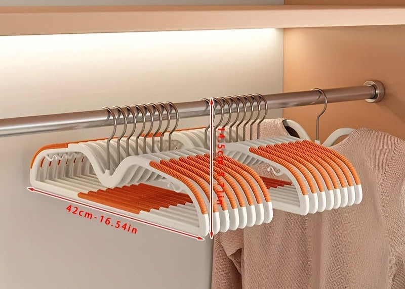 Rotating Non-Slip Compact Hangers for Shirts & Dresses – Space-Saving Closet Solution with Swivel Hook | Thomler