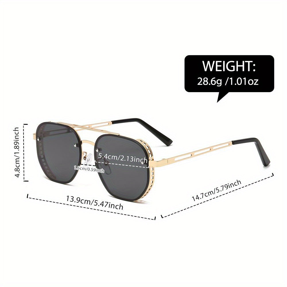Round Metal Sunglasses with UV Protection for Men & Women – Lightweight Everyday Eyewear | Thomler