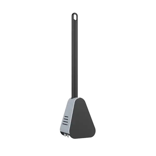 Silicone Toilet Brush with Quick-Dry Bristles for Hygienic Bathroom Cleaning, No-Drill Wall Mount Holder Included, Odor-Resistant Design for | Thomler