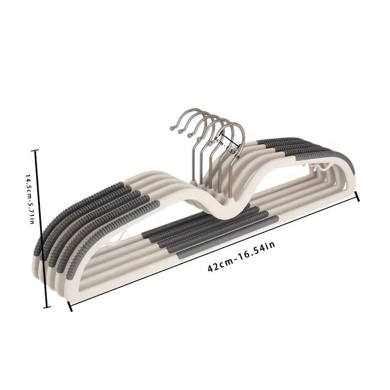 Rotating Non-Slip Compact Hangers for Shirts & Dresses – Space-Saving Closet Solution with Swivel Hook | Thomler