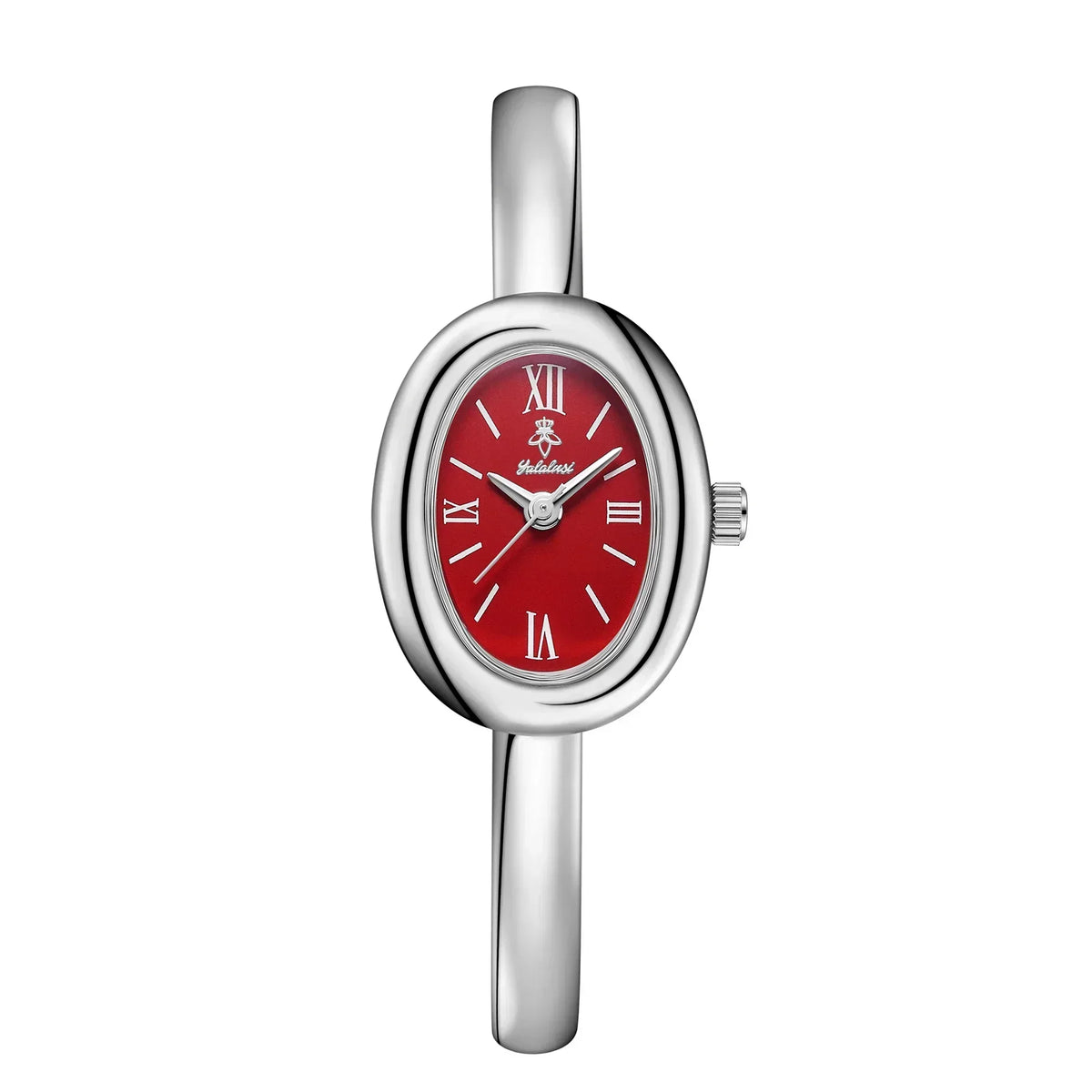 Women's Oval Dial Bangle Watch Stainless Steel Bracelet Timepiece for Everyday Dressy Casual Office Events Travel Gifts Analog Quartz Moveme | Thomler