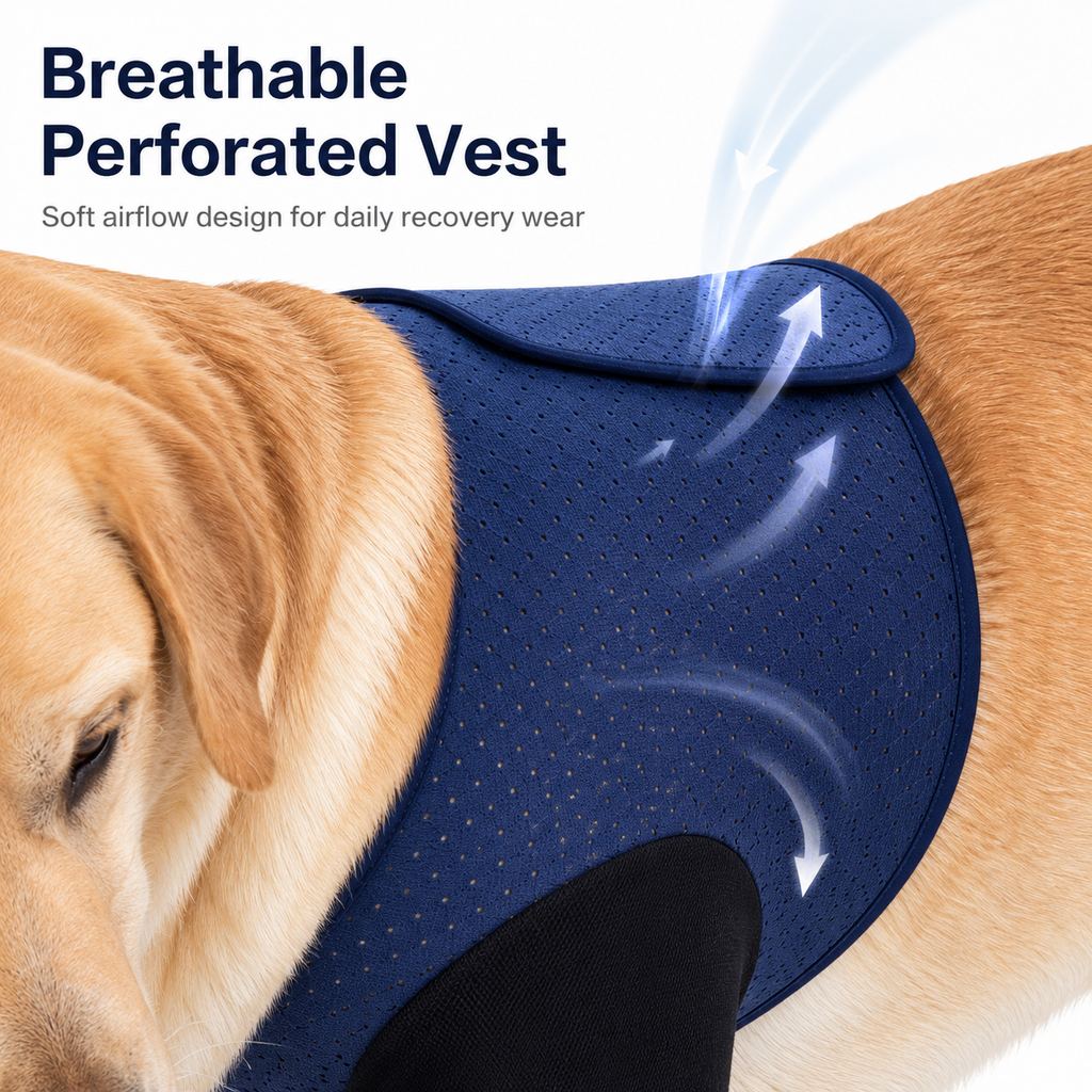 Fundas de recuperación para patas delanteras para perros: protección antilamido sin cono para postoperatorios, rascado y patas delanteras sensibles