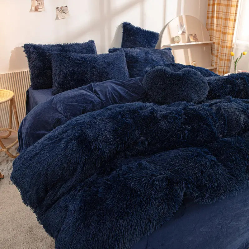 Ultra-Soft Sherpa Fleece Comforter Set – Plush Cloud-Like Warmth for Winter Nights