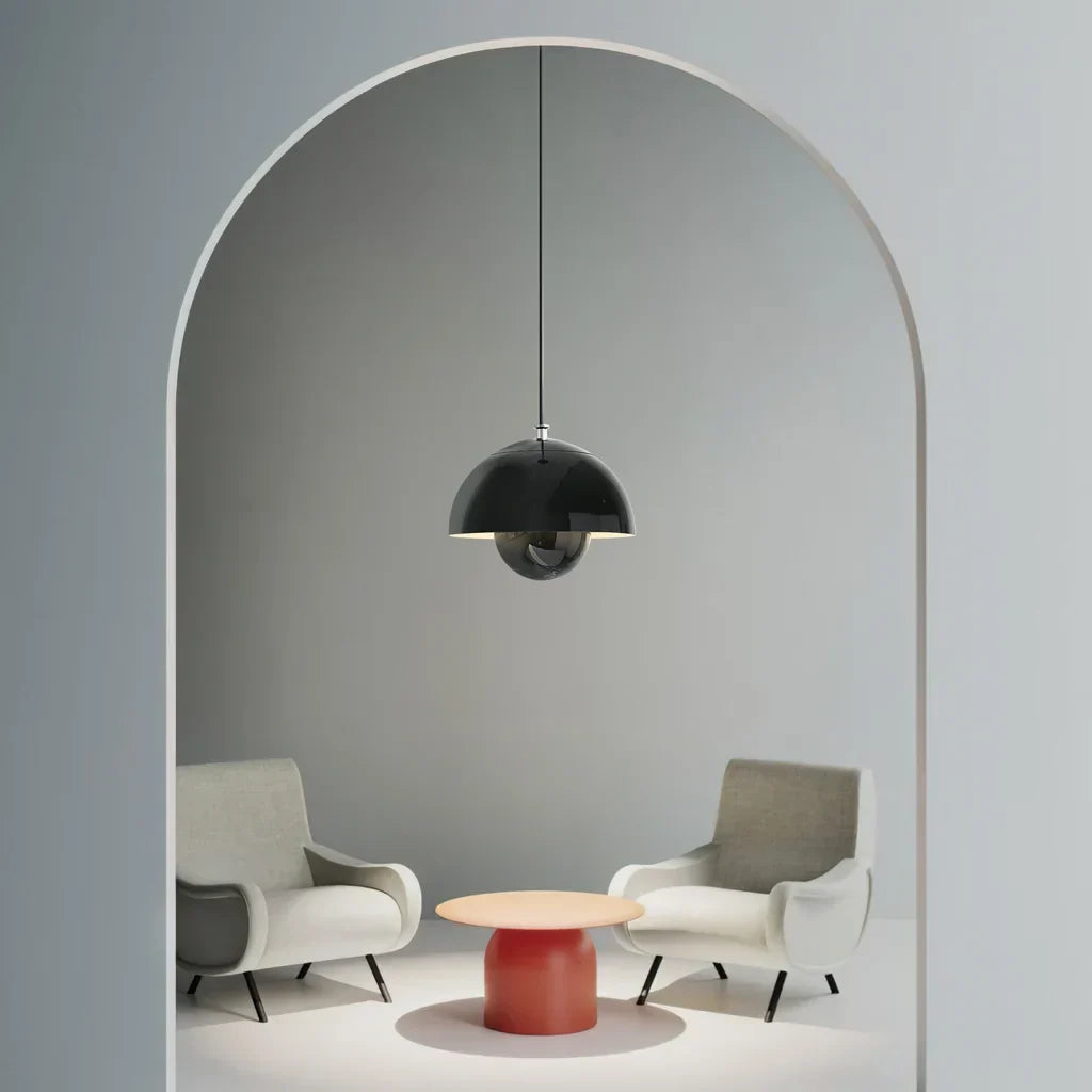 Globe Plafondlamp 10 Inch Metalen Hanglamp voor Keukeneiland Eetkamer Moderne Industriële Hangende Bol Kroonluchter Verstelbaar Snoer | Thomler