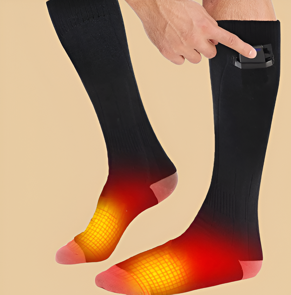 Rechargeable Heated Socks with Battery