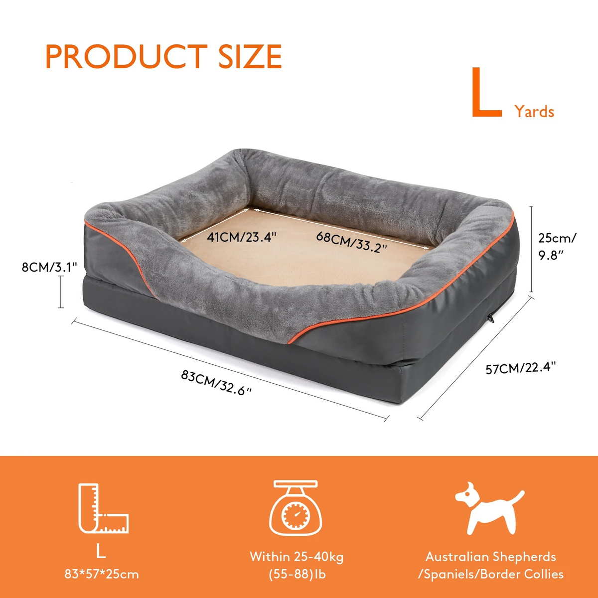 Cama ortopédica para perros