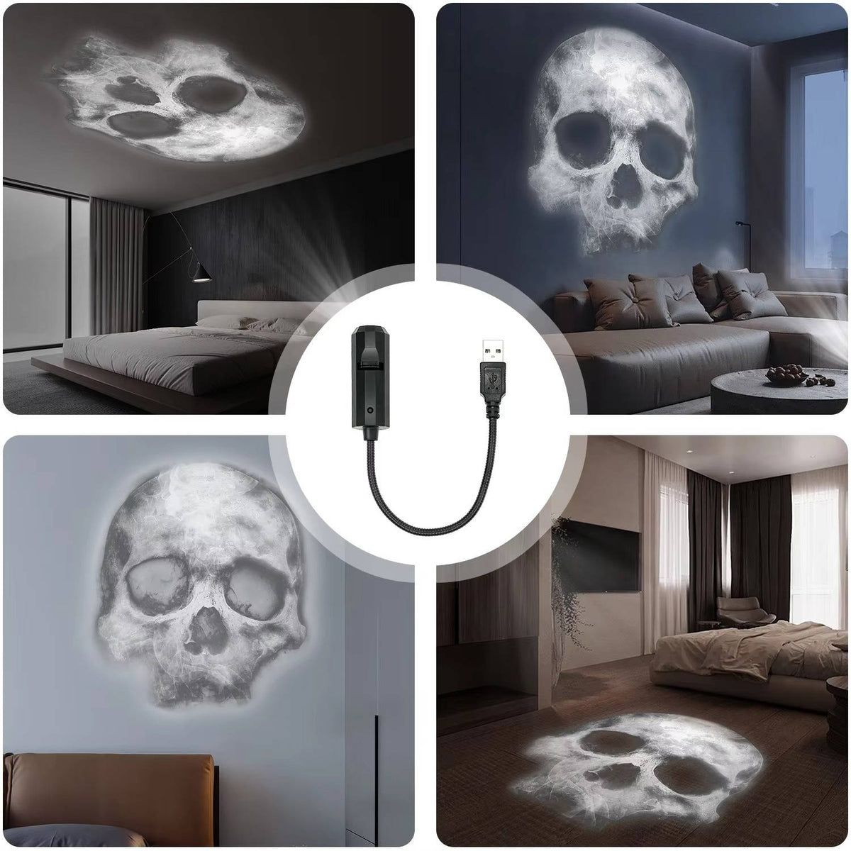 Halloween-lichtprojector