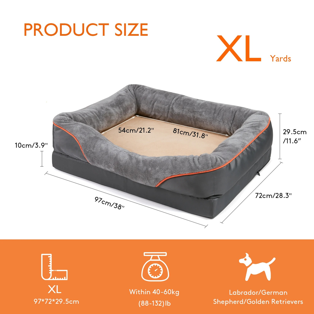 Cama ortopédica para perros