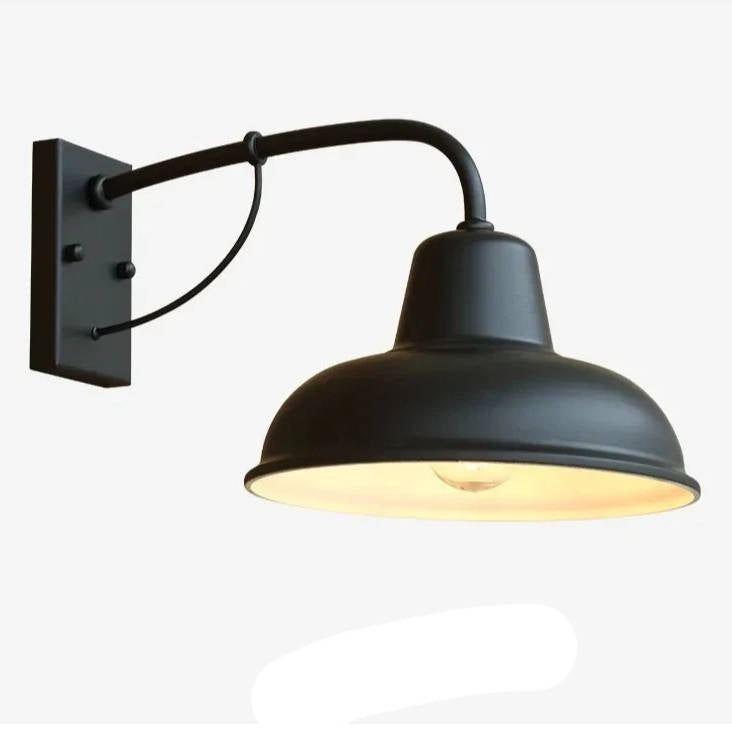 Antieke vintage schuurlamp