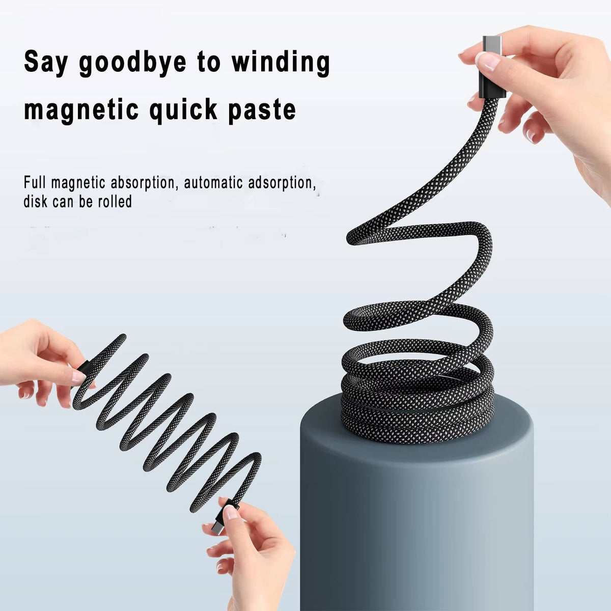 Magnetic Anti Tangle Cable Fast Charging