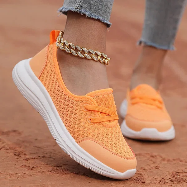 Orthopädische Damen-Komfortschuhe mit weicher Mesh-Sohle