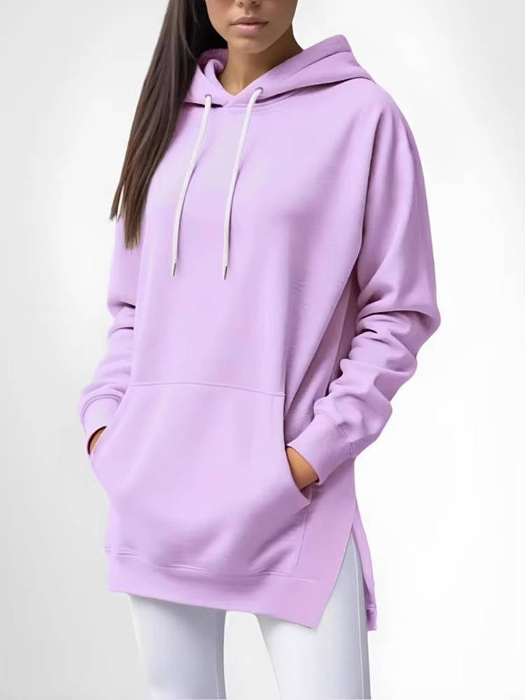 Oversized hoodie-jurk