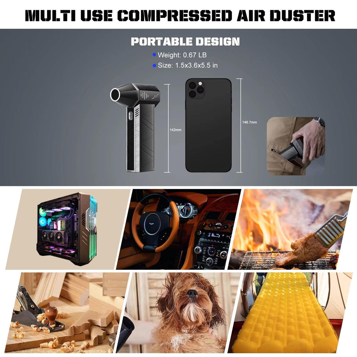 Cordless Jet Blower Fan