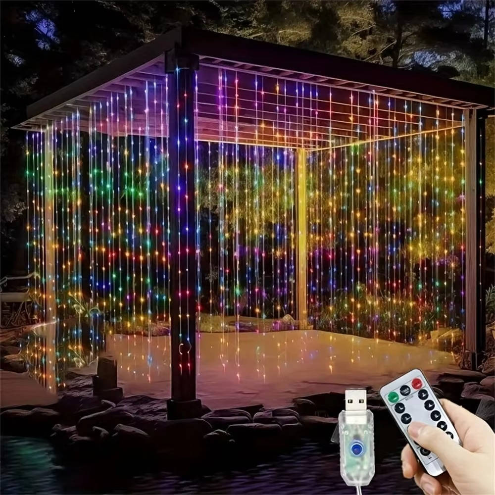 Gordijnverlichting met led
