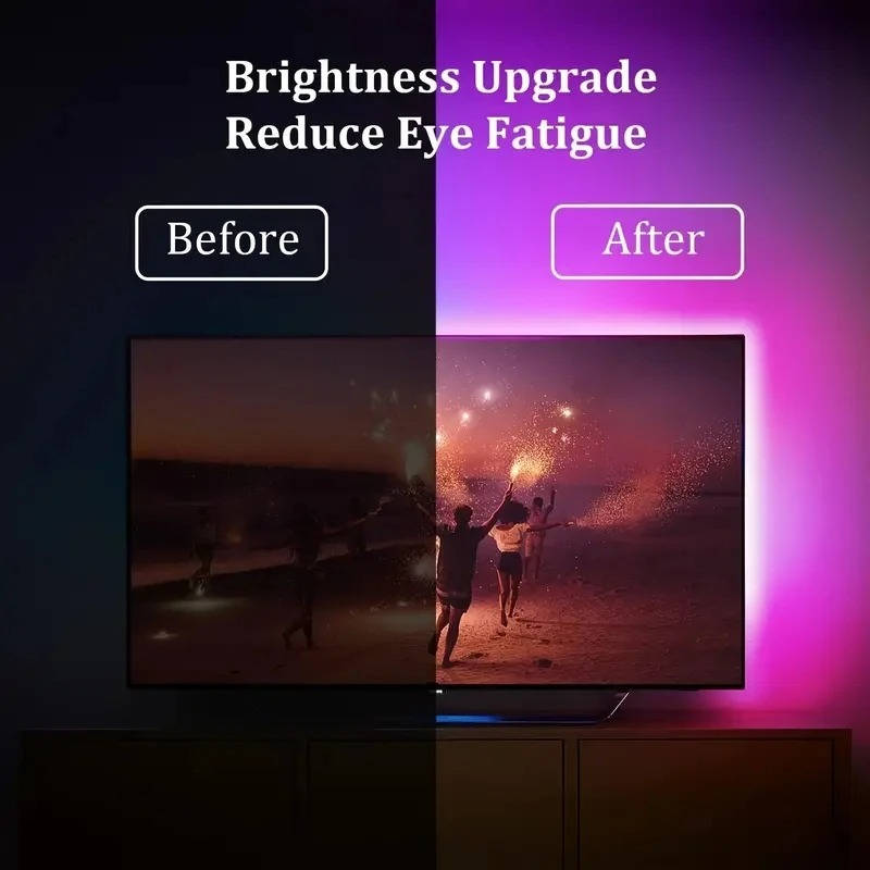 Ledstrip voor tv-achtergrondverlichting