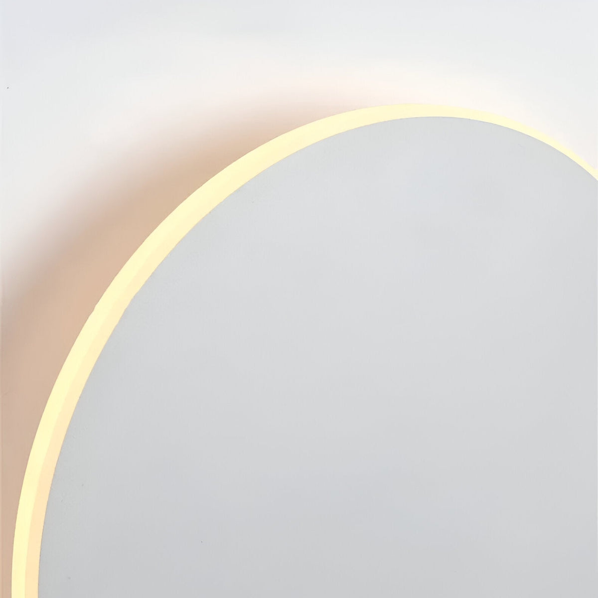 Round LED Sconce 10W Aluminum Fixture 12 Inch Warm White Light for Bedroom Hallway Living Room Modern Minimalist Touch Control or Standard S | Thomler