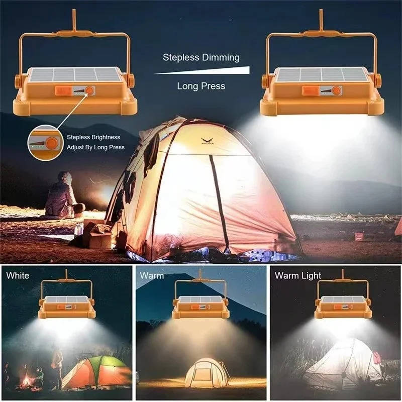 Tragbare Solar-Campinglampe