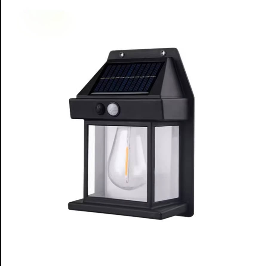 2 lámparas solares de pared para exterior