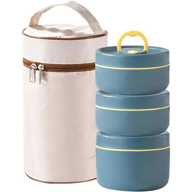 Isolierter Edelstahl-Lunchbox-Speisebehälter Komplettset