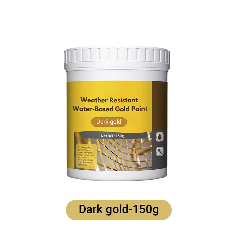 Premium Metallic Gold Paint for Wood, Metal & Stone Surfaces – Water-Based, Weather-Resistant Finish | Thomler