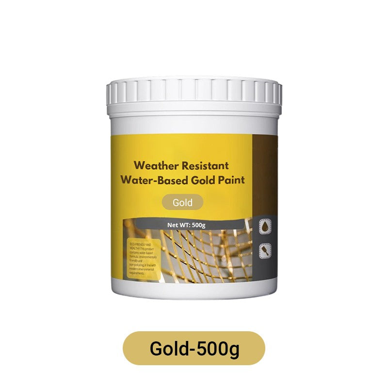 Premium Metallic Gold Paint for Wood, Metal & Stone Surfaces – Water-Based, Weather-Resistant Finish | Thomler