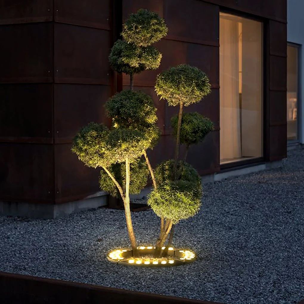 Outdoor LED Landscape Spotlight for Trees & Gardens | Aluminum Ground Light with Warm Glow | Pathway Accent Lighting | Weatherproof Garden U | Thomler