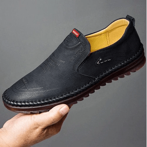 Orthopädische Herren-Wanderschuhe mit Fußgewölbestütze und Luftpolstersohle für ganztägigen Komfort