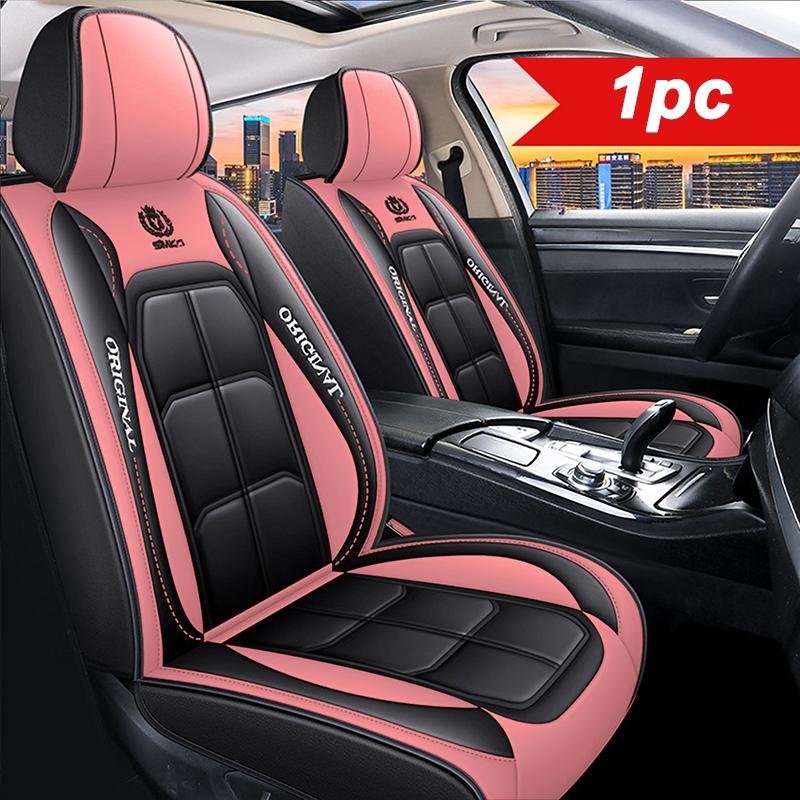 Padded Car Seat Cover Set – 11-Piece Full Coverage with Back Pocket & Side Cutout