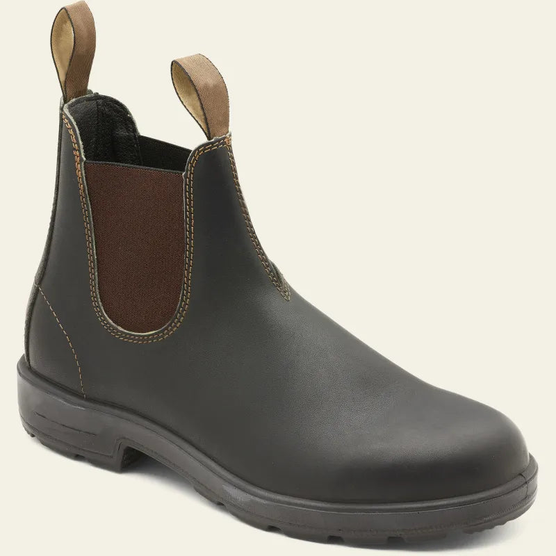 Regenfeste Schlupf-Stiefeletten mit elastischen Seiteneinsätzen für Damen | Sohle mit ganztägiger Bodenhaftung