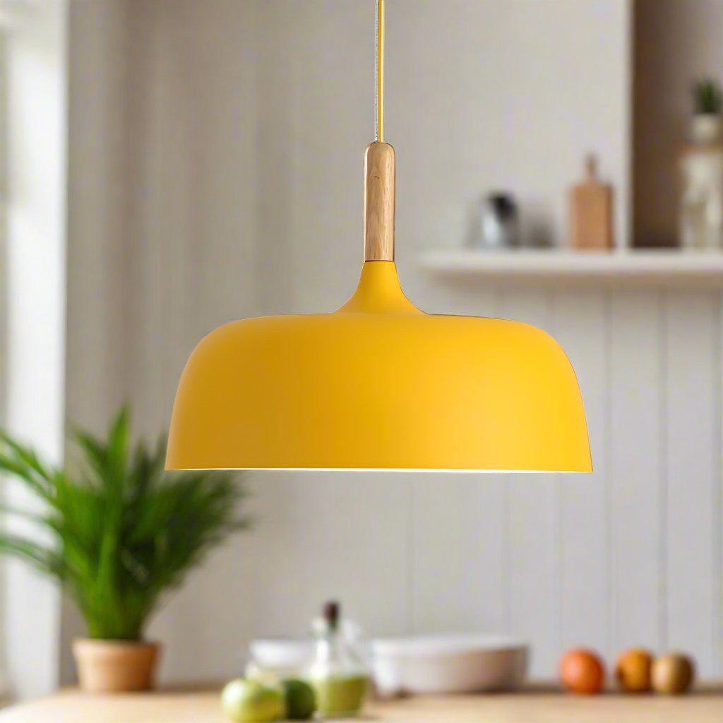 Industrial Drop Ceiling Light 13 Inch Metal Fixture Adjustable Height for Kitchen Island Dining Room Workspace Modern Minimalist Overhead Li | Thomler