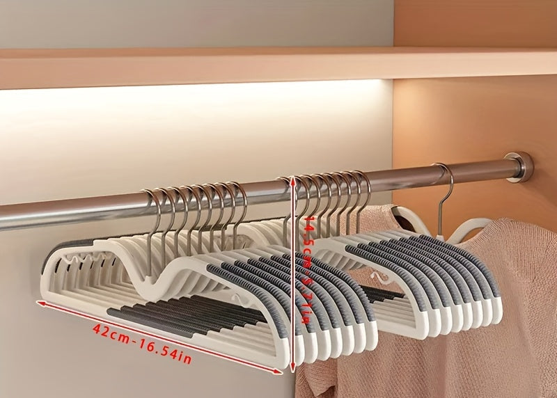 Rotating Non-Slip Compact Hangers for Shirts & Dresses – Space-Saving Closet Solution with Swivel Hook | Thomler