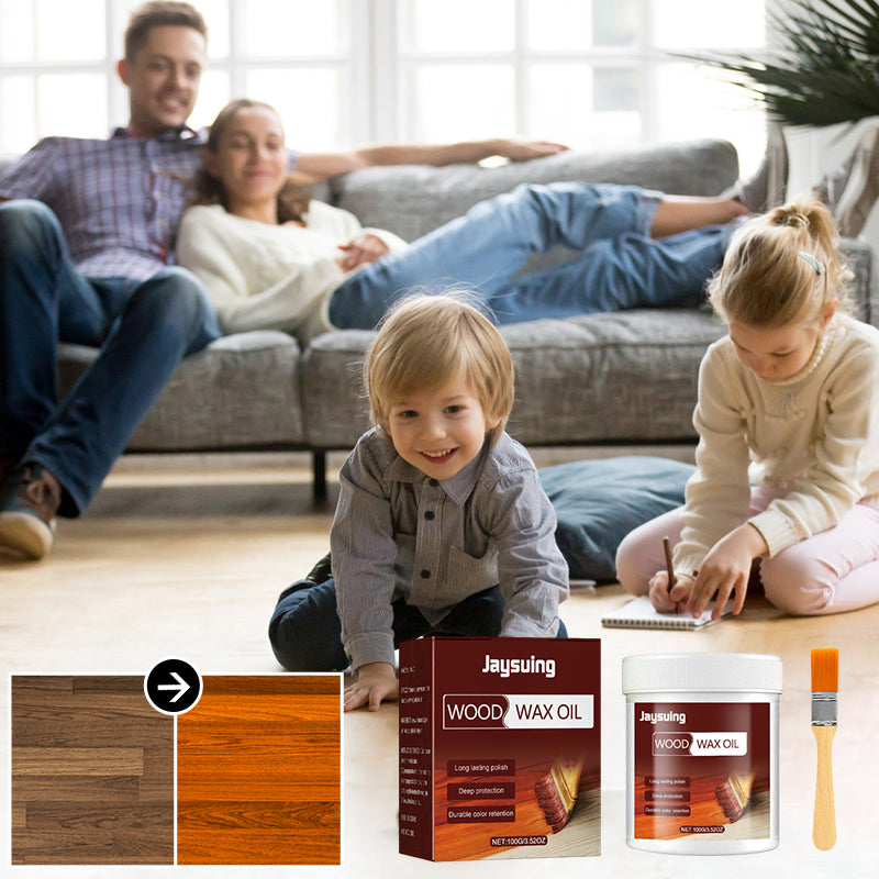 Wood Sealer and Protector Wax Oil for Decks, Fences & Outdoor Furniture – Weatherproof Finish Restores Natural Grain on Hardwood, Cedar, Pin | Thomler