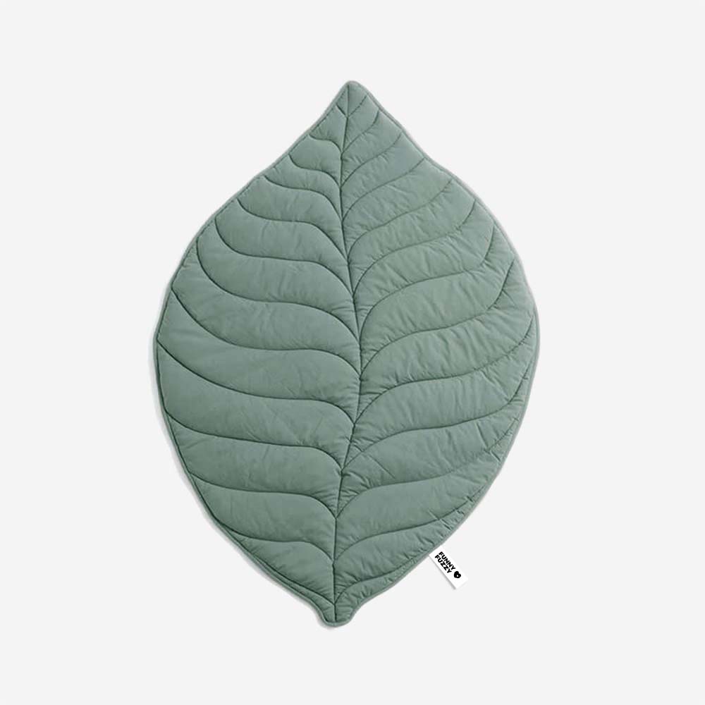 Botanische deken in bladvorm voor huisdieren - Zachte katoen-polyester hoes voor honden & katten - Machinewasbare bankbeschermer & vloermat